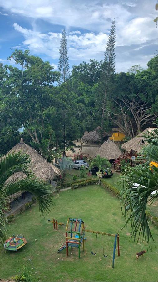 Ecohostal Palmares Del Rio Guachaca Exterior photo